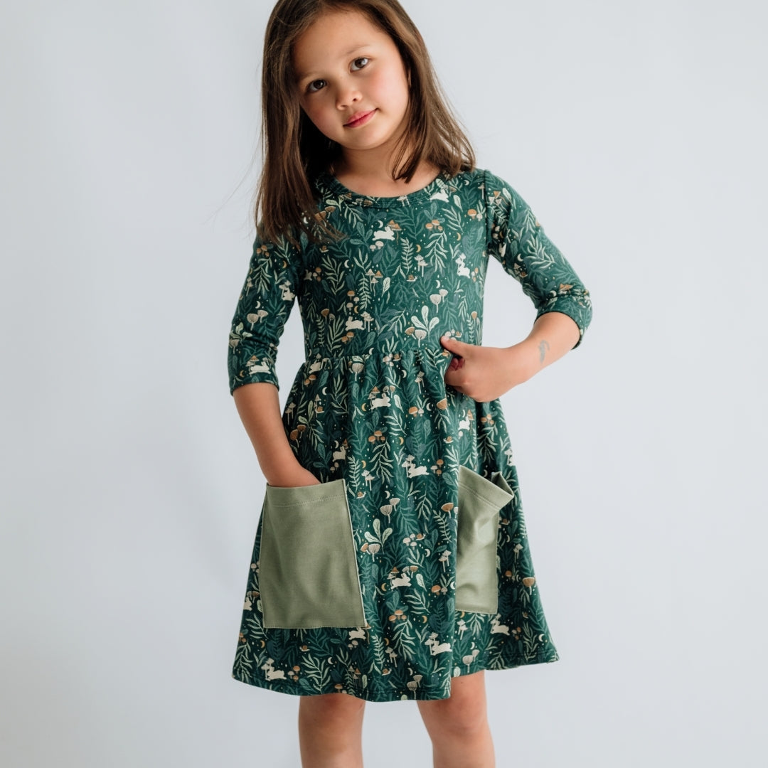 Baby/Kids Bamboo Clementine Dress-1