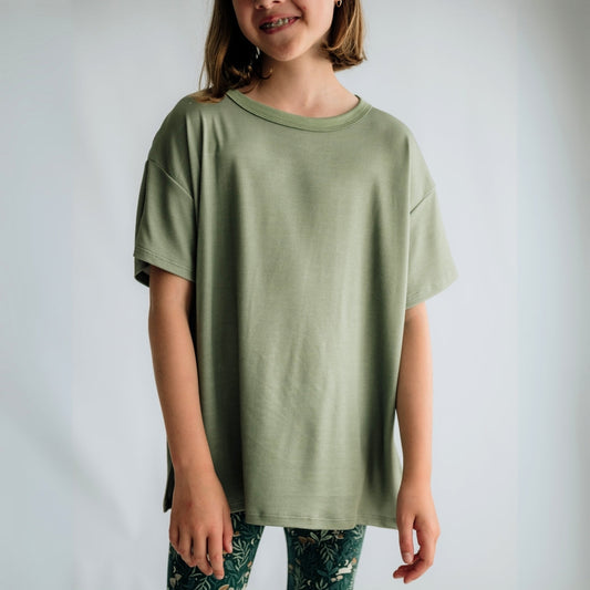 Youth Bamboo Oversized T-shirt-0