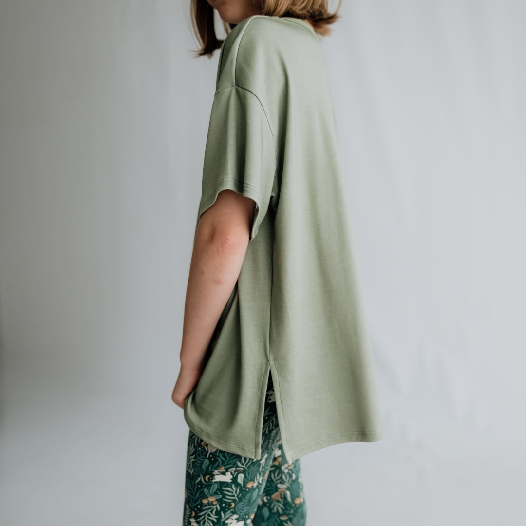 Youth Bamboo Oversized T-shirt-1
