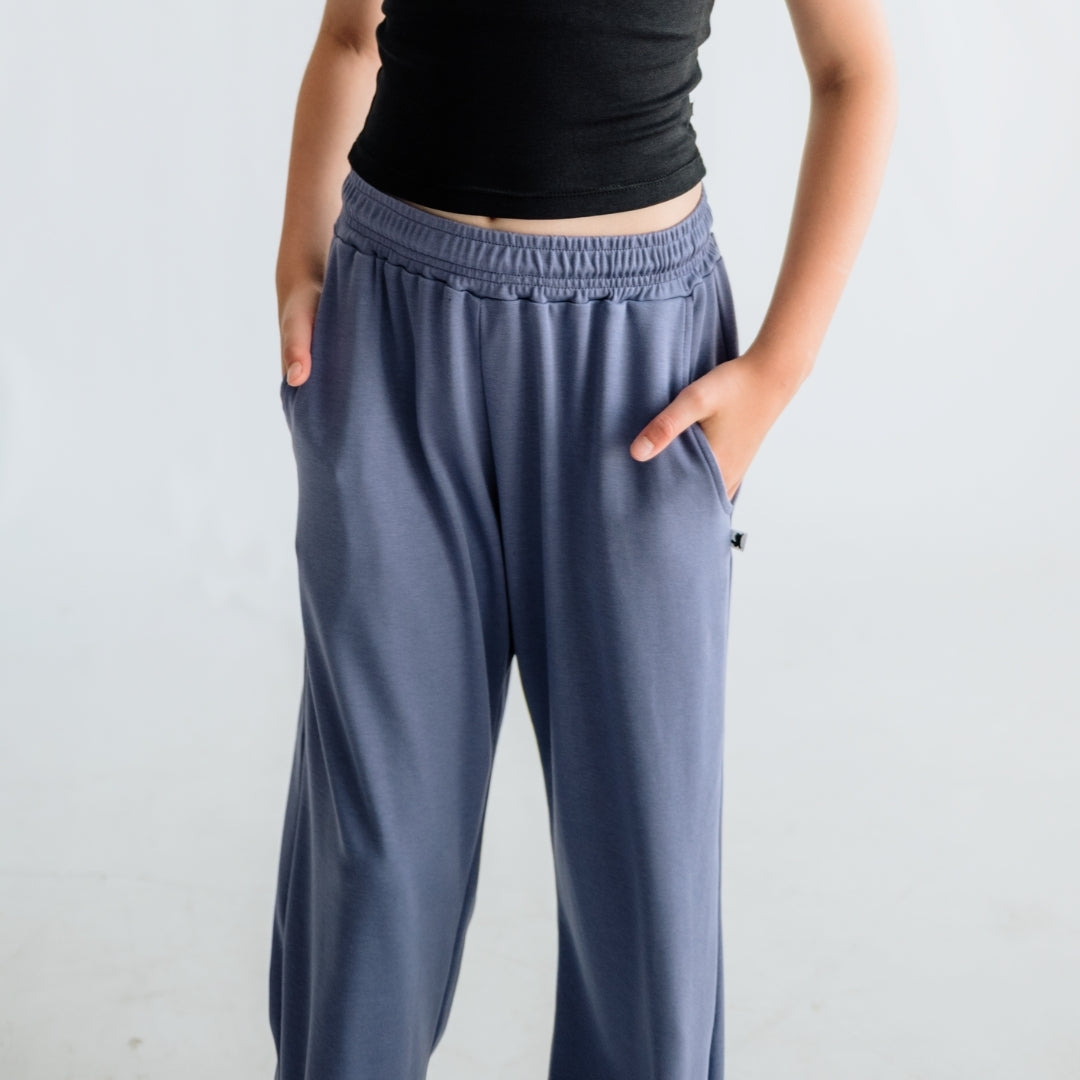 Youth Bamboo Wide Leg Pants-4