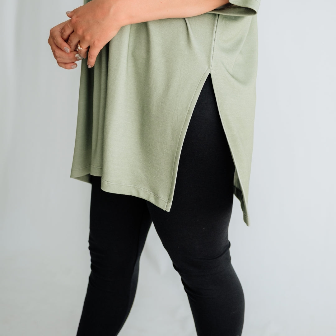 Ladies Bamboo Oversize T-shirt-1