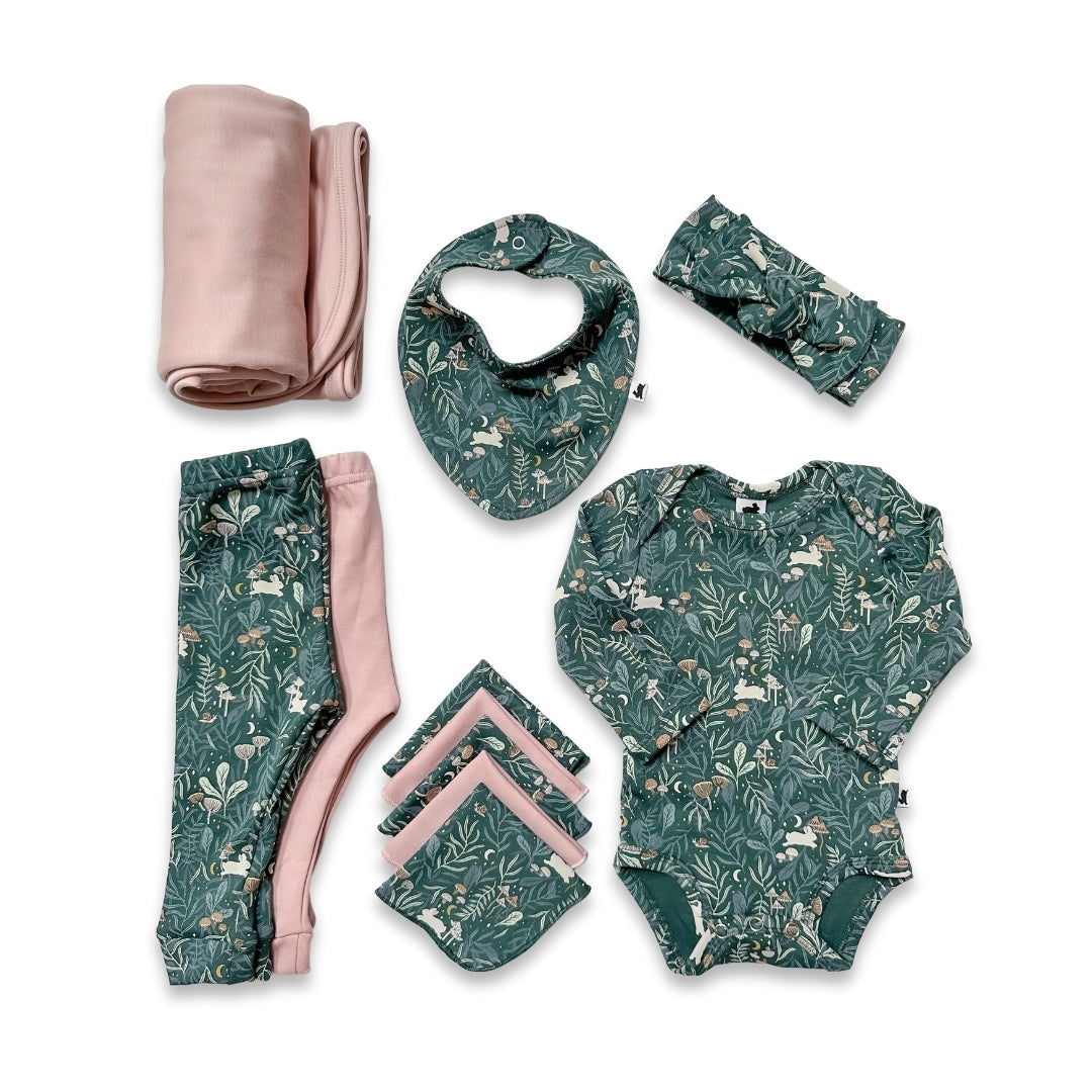 Bamboo Baby Capsule Gift Box - Twilight Grove & Rosewood-1