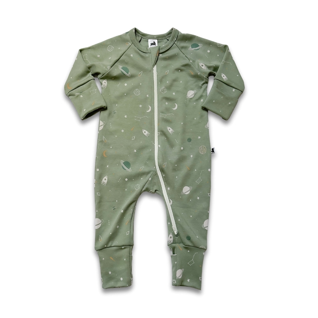 Bamboo Baby Zipper Sleeper-5