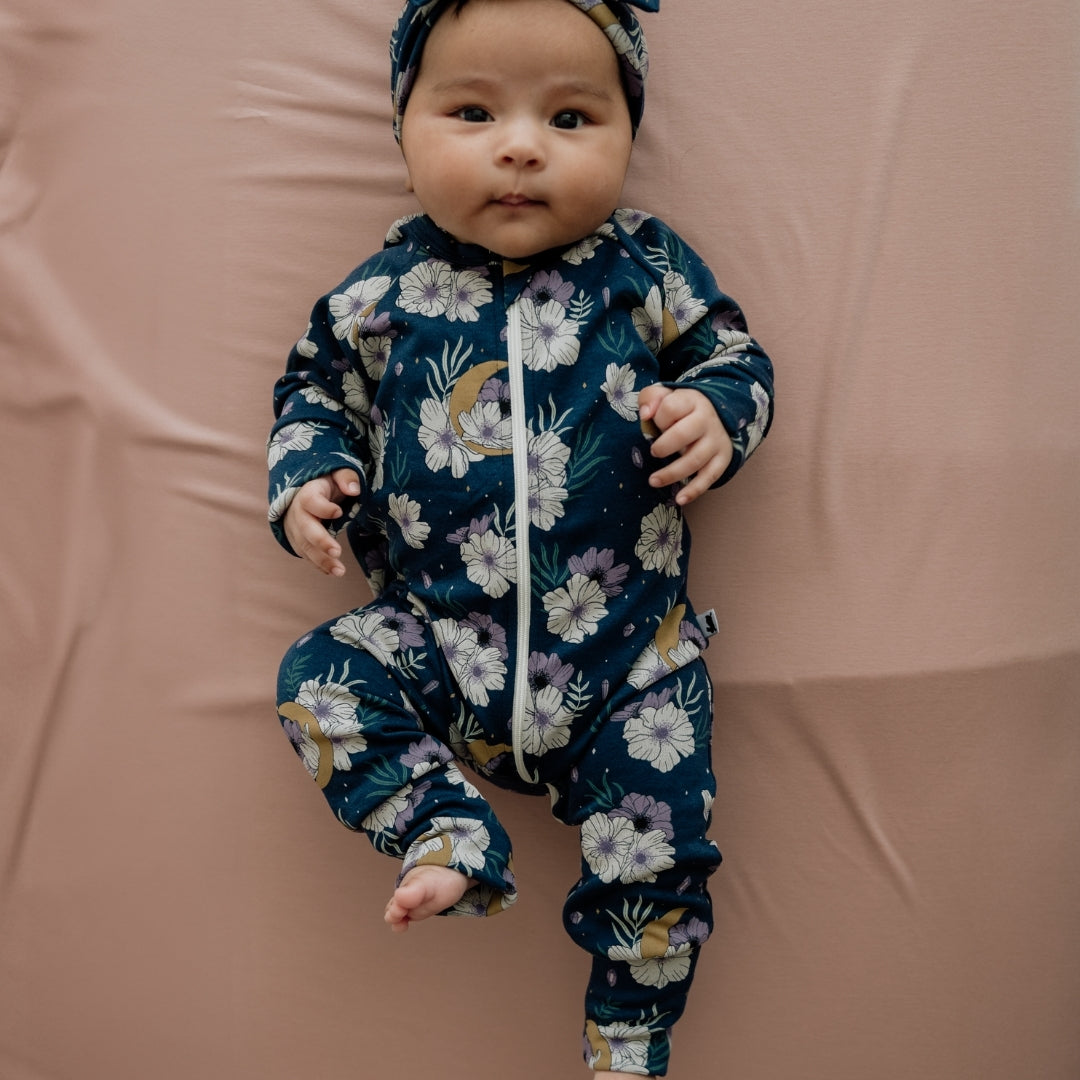 Bamboo Baby Zipper Sleeper-2