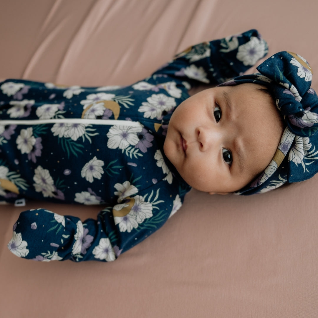 Bamboo Baby Zipper Sleeper-3