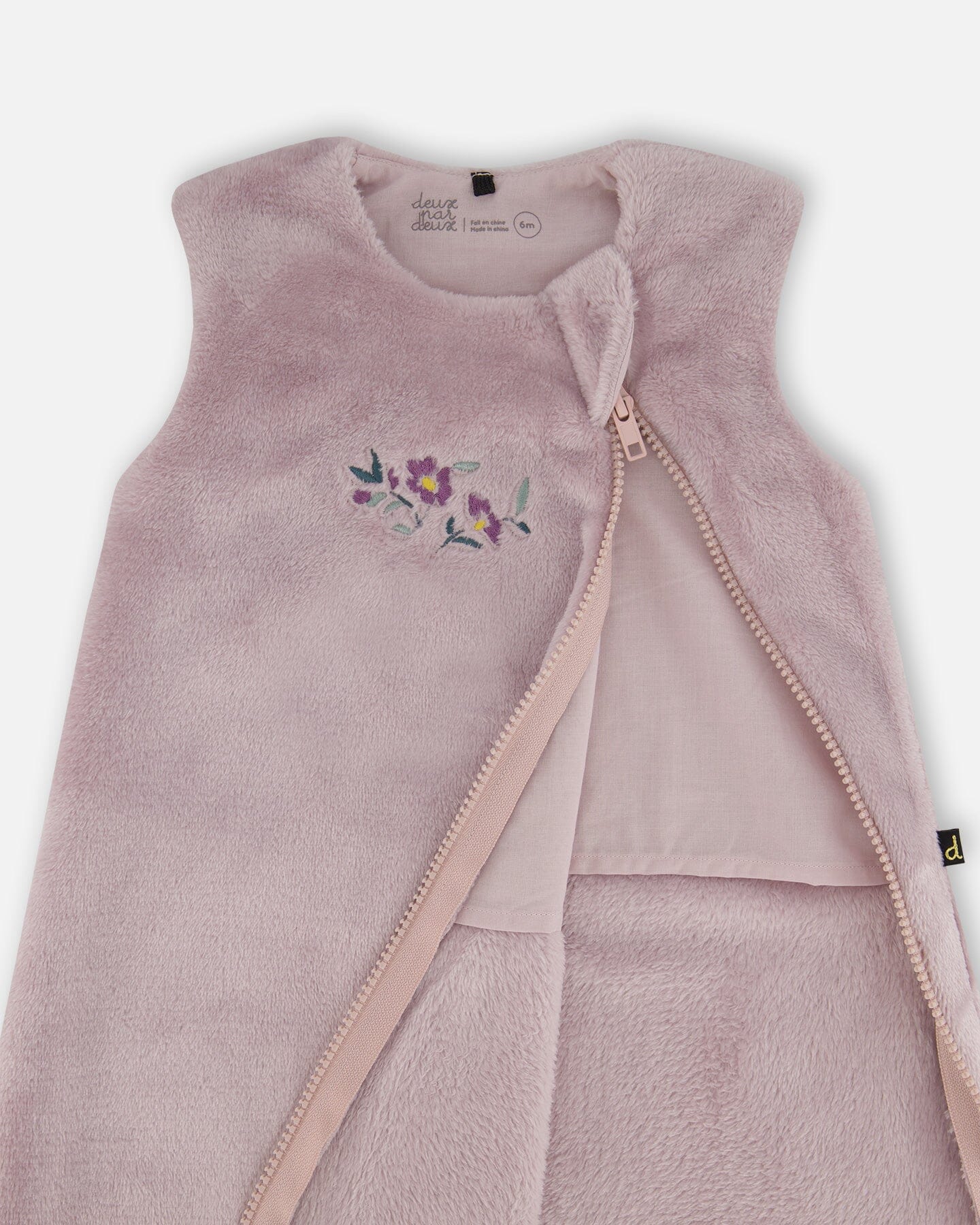 Plush Sleep Sack Neutral Purple-3