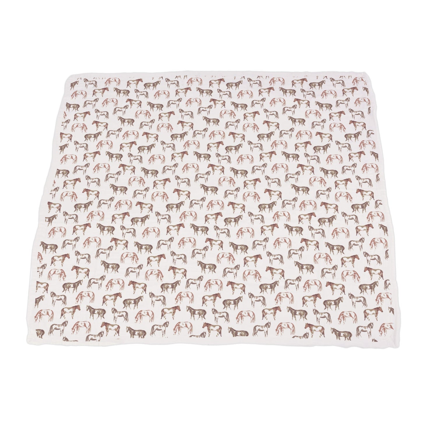 Wild Horses Bamboo Newcastle Blanket