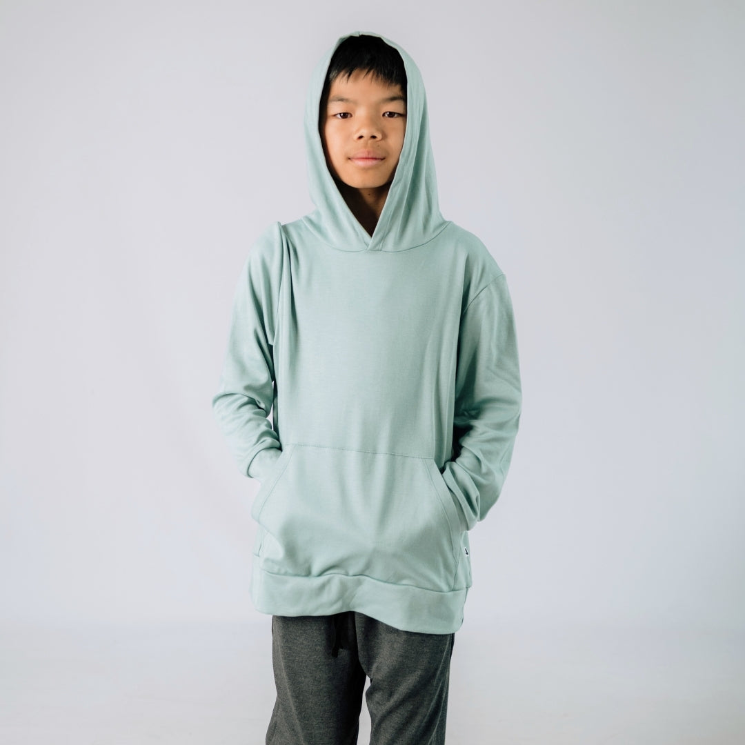 Youth Lightweight Bamboo Hoodie | Kangaroo Pocket-1
