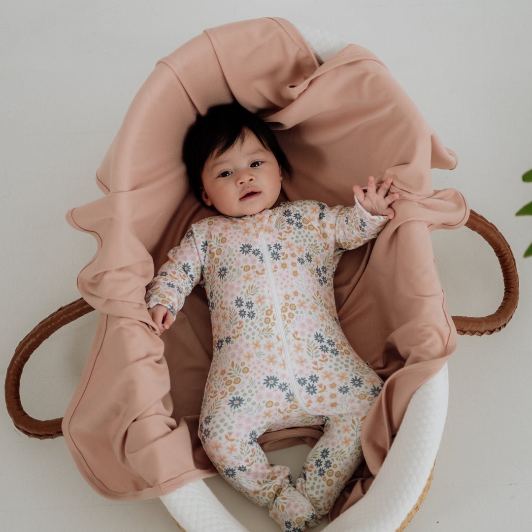 Baby Bamboo Zipper Sleeper-1