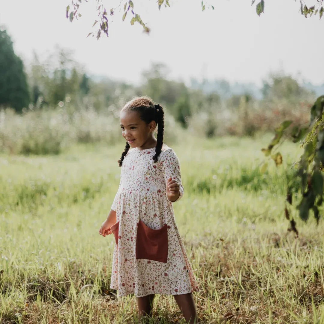 Baby/Kids Bamboo Clementine Dress-2