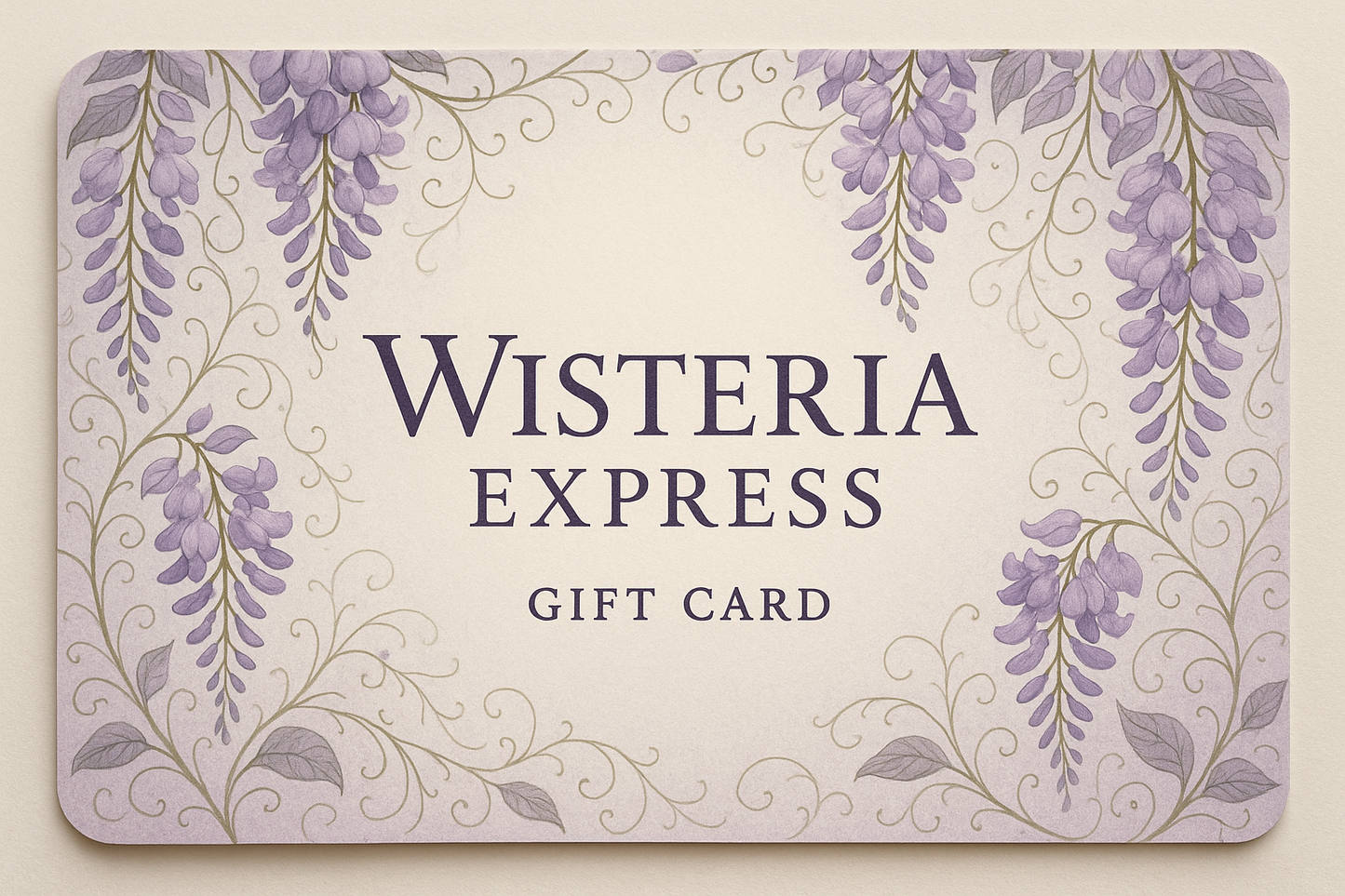 gift card wisteria express