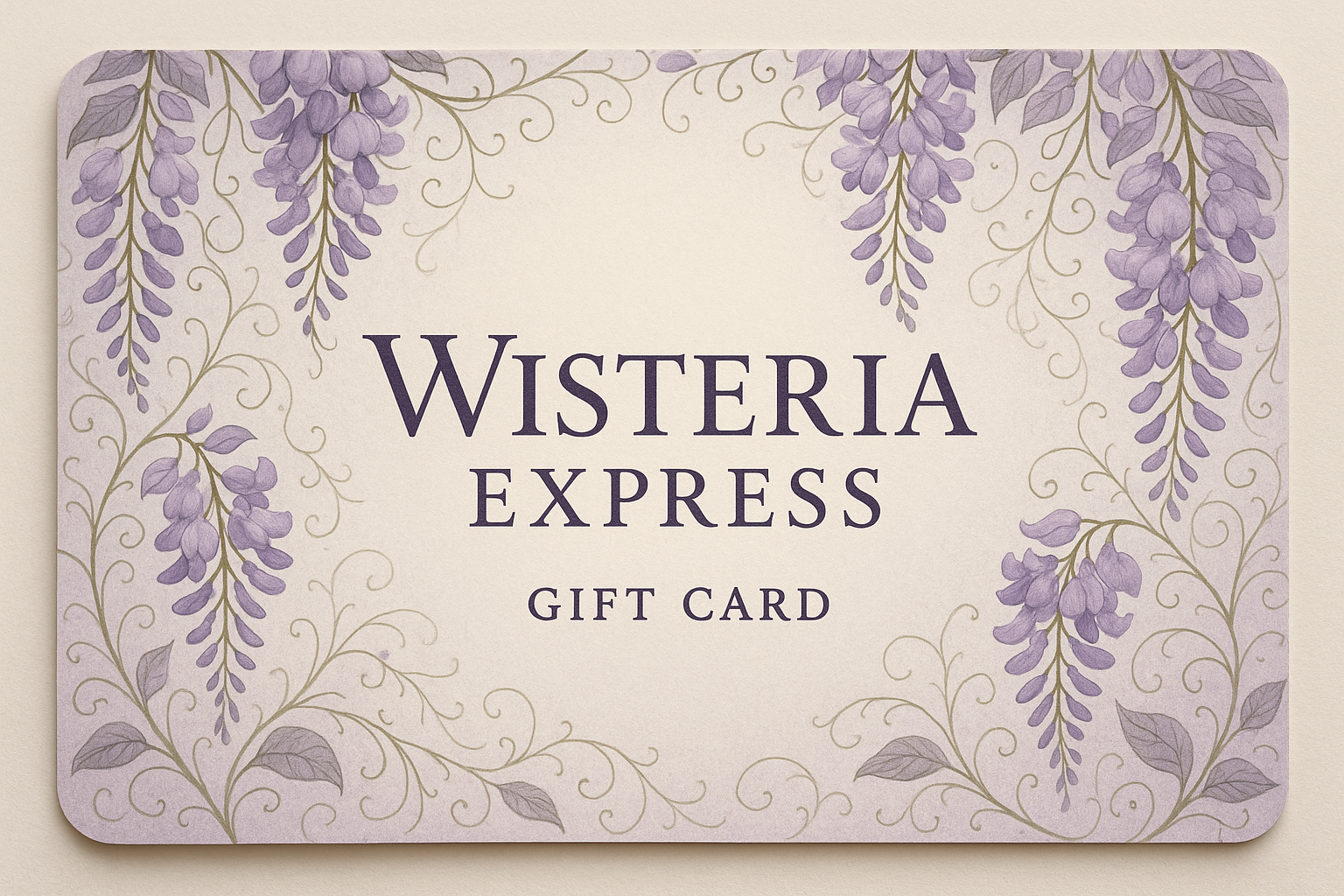 gift card wisteria express