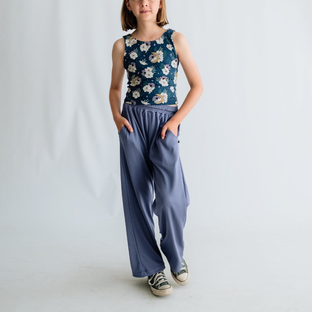Youth Bamboo Wide Leg Pants-3