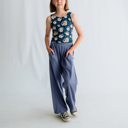 Youth Bamboo Wide Leg Pants-3