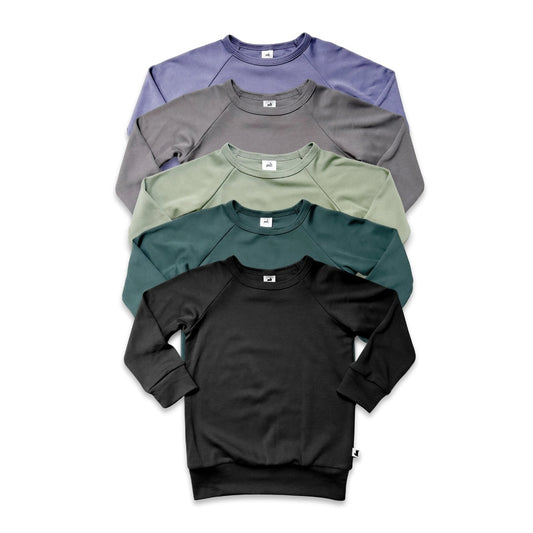 Baby/Kids Bamboo Raglan Pullover-0