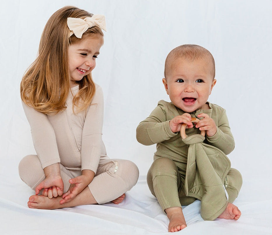 LUXE Bamboo Footless Romper ONLY AVAILABLE FOR US CUSTOMERS