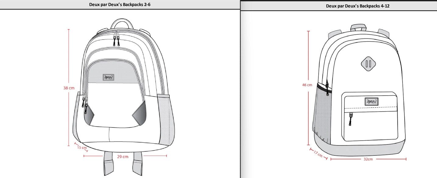 Kids Backpack Blue And Beige Gradient-4