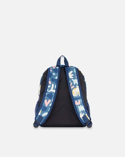 Little Kids Backpack Green Cat Print-2