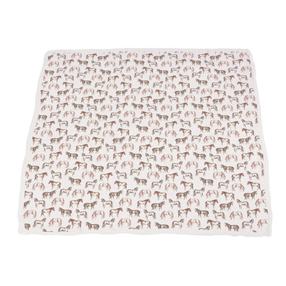 Wild Horses Bamboo Newcastle Blanket