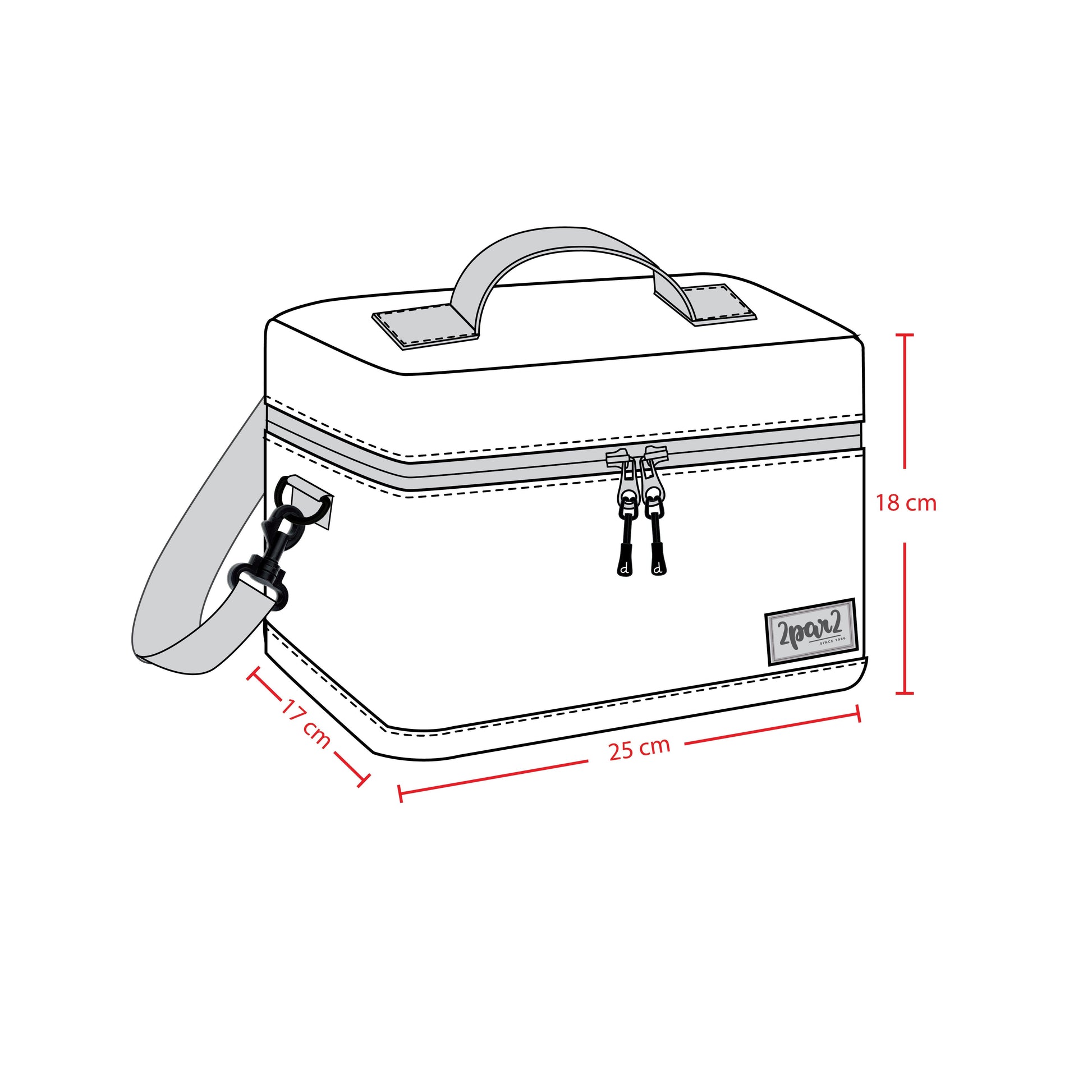 Lunch Box Lilac Retro Flower Print-3