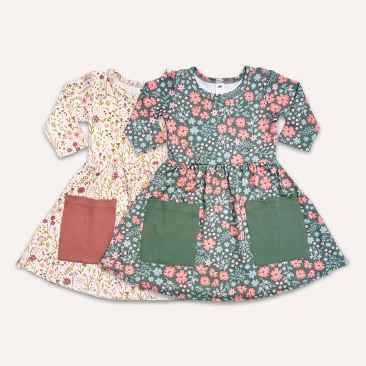 Baby/Kids Bamboo Clementine Dress-0