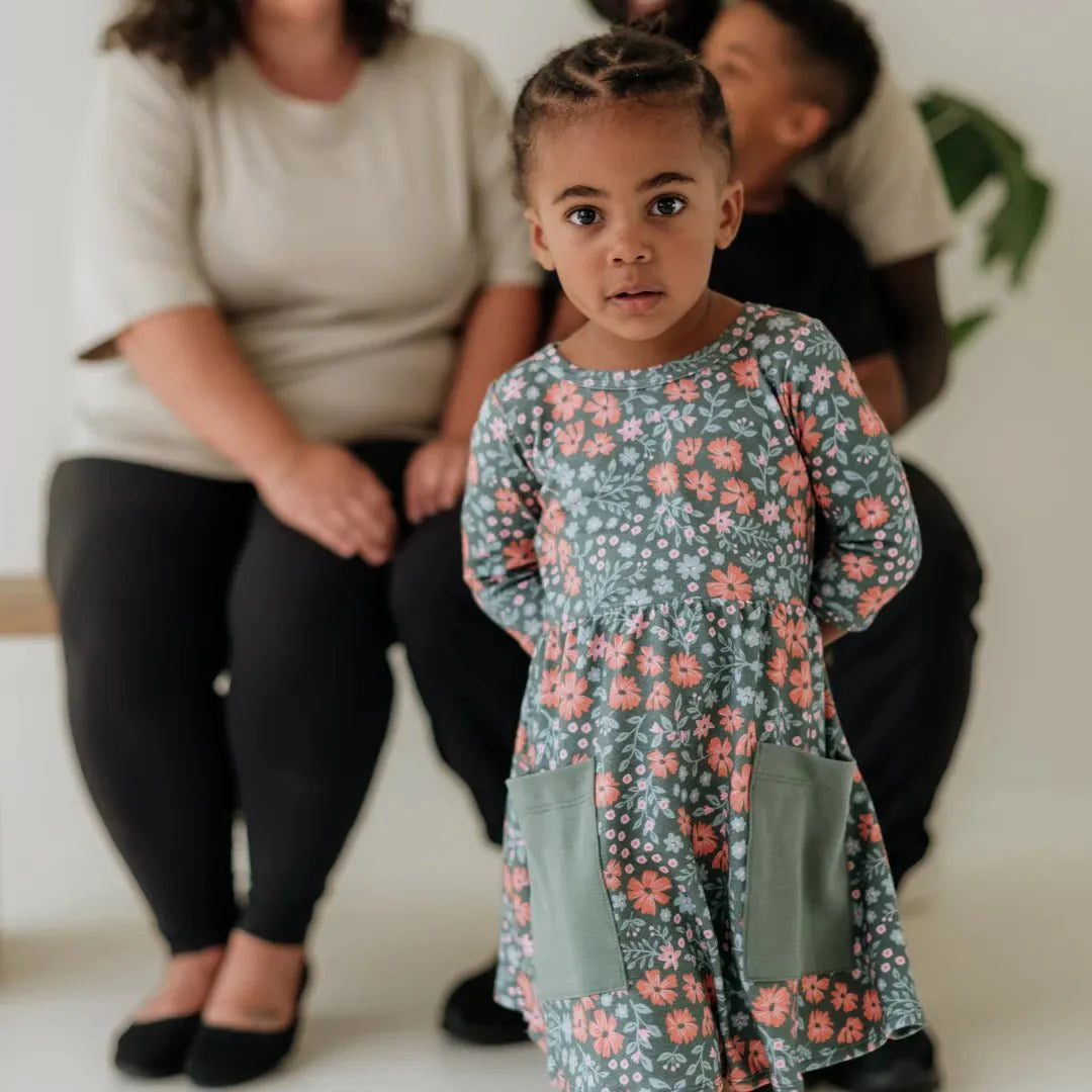 Baby/Kids Bamboo Clementine Dress-3