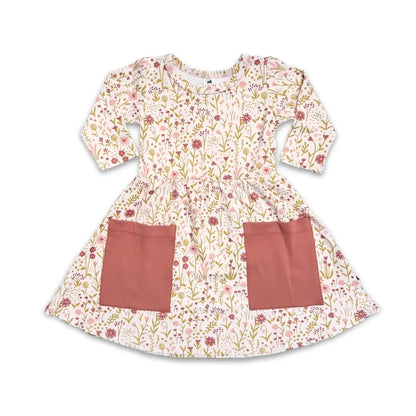 Baby/Kids Bamboo Clementine Dress-6