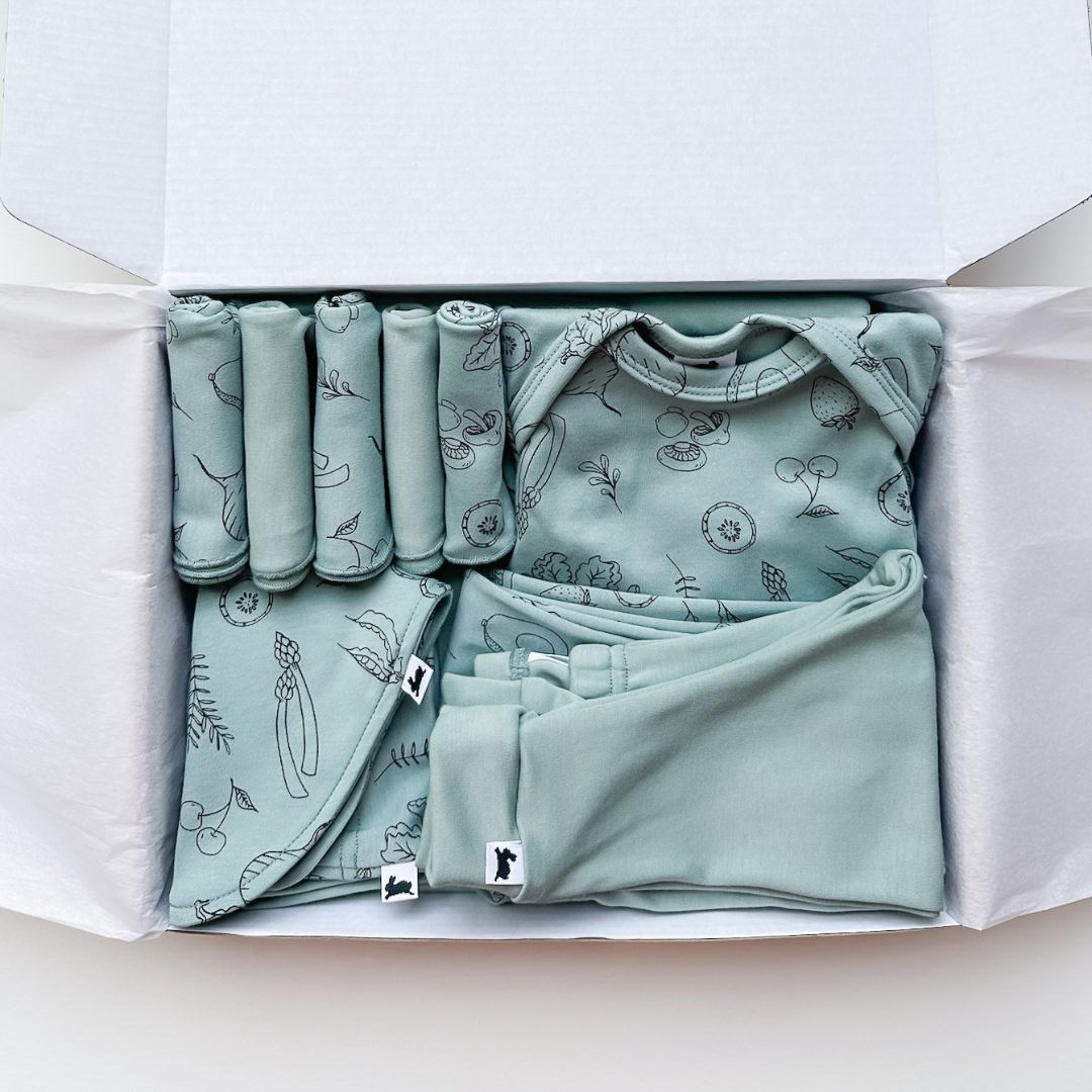 Bamboo Baby Capsule Gift Box - Market Veggie & Lake-3