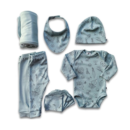 Bamboo Baby Capsule Gift Box - Market Veggie & Lake-1