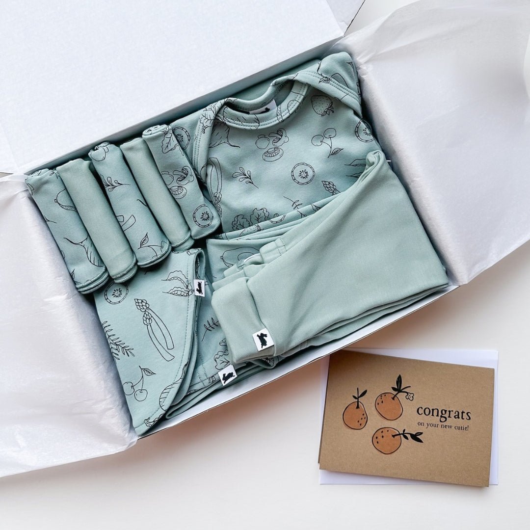 Bamboo Baby Capsule Gift Box - Market Veggie & Lake-4