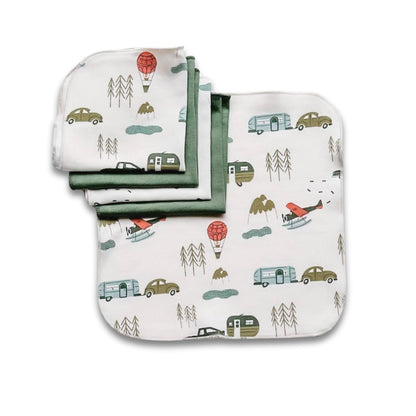 Bamboo Baby Capsule Gift Box - Travel & Leaf Green-2