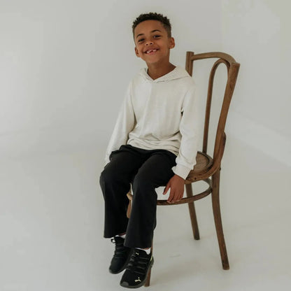 Kids Lightweight Bamboo Hoodie with Side Seam Pockets-2