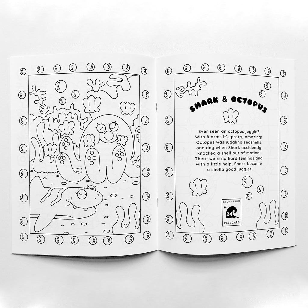 MYSTERY SOCKS + COLORING BOOKS BUNDLE