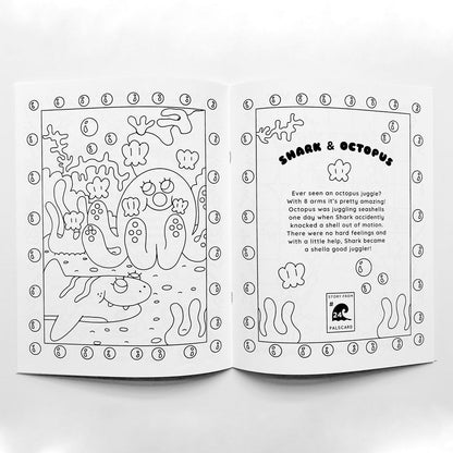 MYSTERY SOCKS + COLORING BOOKS BUNDLE